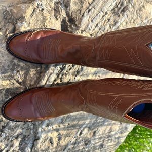 SOLD!!Western, Brown leather Women’s Cowboy boots.